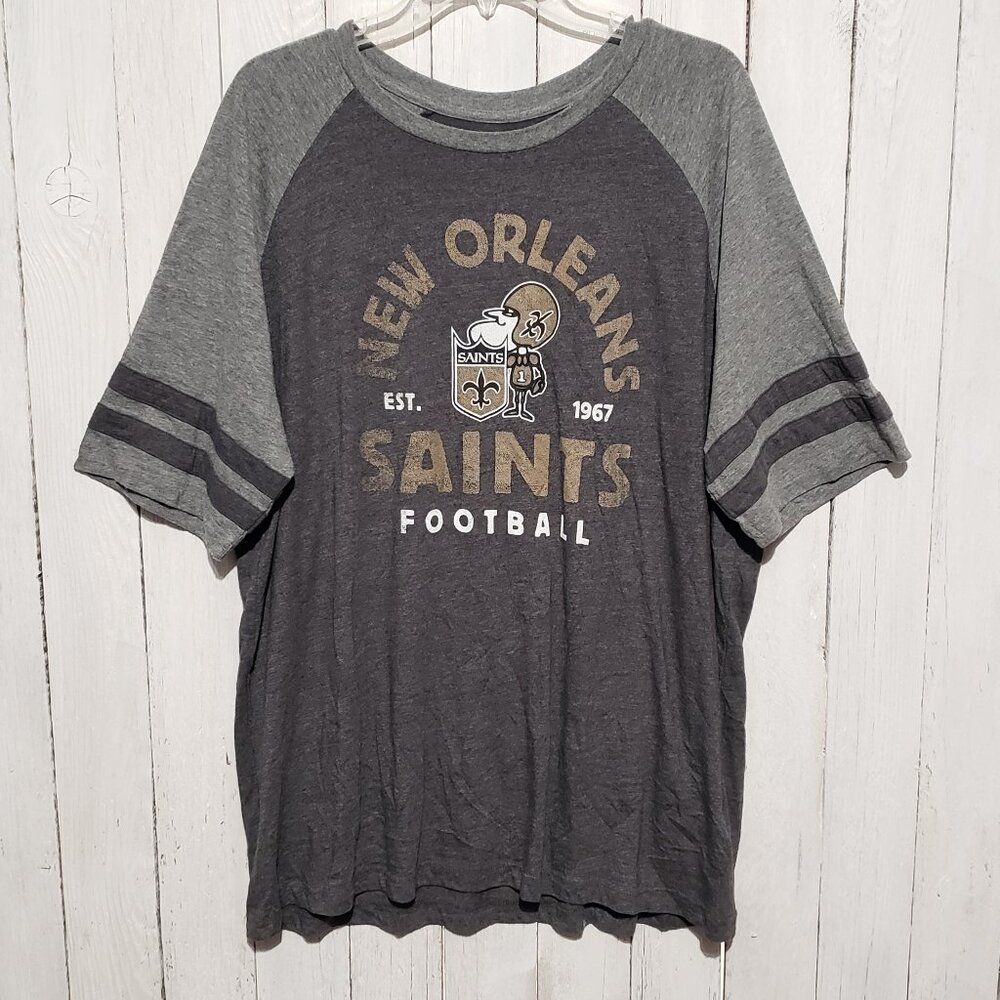 New Orleans Saints Men's 2XL Shirt Tee Sir Saint 1967 Retro Vintage Look